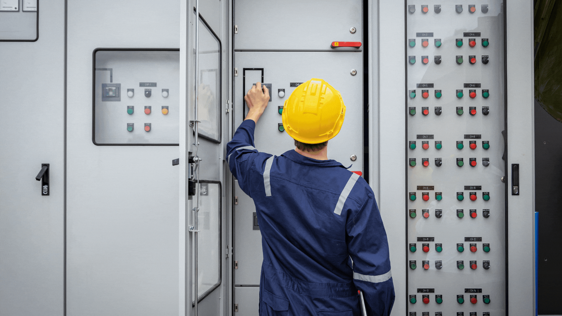 A professional electrical engineer working on high-voltage systems for Gayatri Electricals Services.